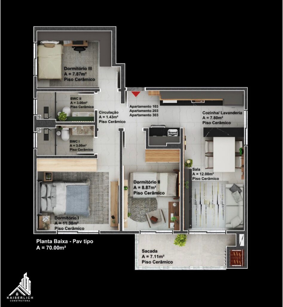 Foto 5 de Apartamentos – Entrega 03/2026